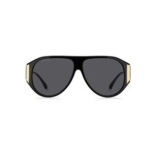 Etro Angular Black Acetate Sunglasses With Gold Accents - NWT